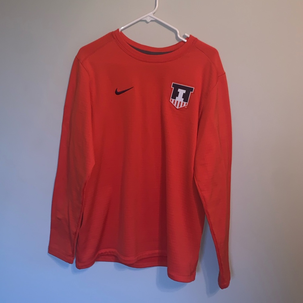 Orange Illinois Shield Sweatshirt